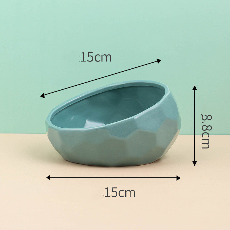 "Alba" Stoneware Bowl – Handmade Elevated Pet Dish + Adjustable Base (4 Colors)