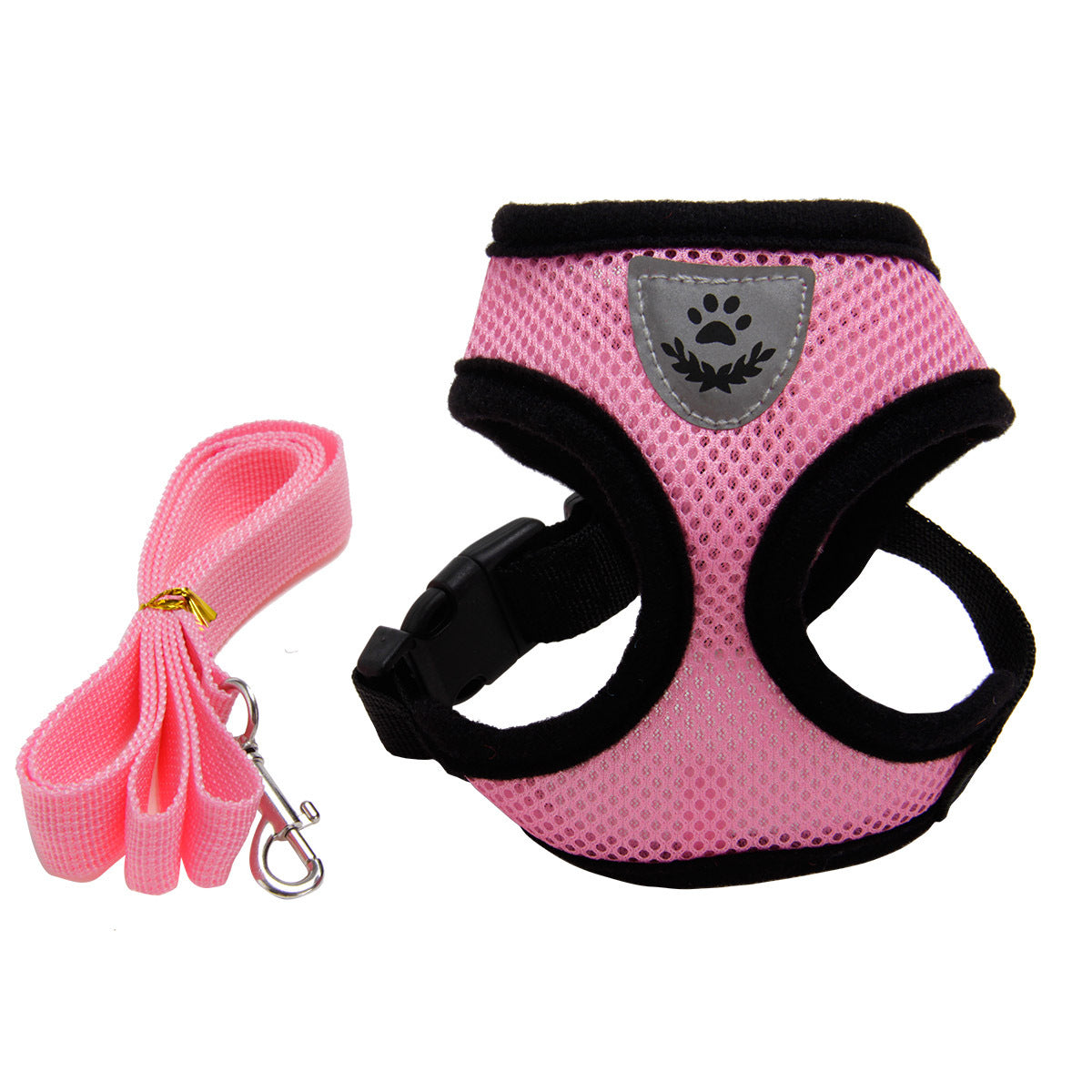 Fashionable Multi-color Dog Harness – Adjustable Soft Vest