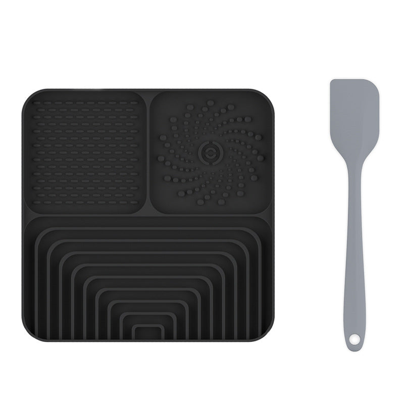 Square Silicone Lick Mat – Anti-Choking Slow Feeder with Suction Cup for Dogs & Cats